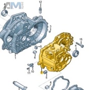 Картер коробки передач VAG 02R301103H