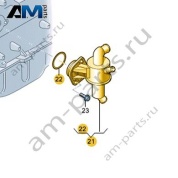 Корпус термостата с термостатом VAG 03P121111E