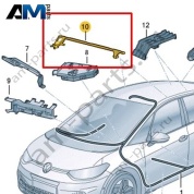 Канал для кабеля Volkswagen id3 2020-2024 10A971616