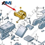 Корпус вентилятора Audi Q7 (4M) 2016-2024 4M0820024