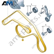 Поликлиновый ремень VAG 07P145933E