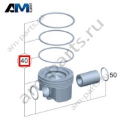 Поршень с кольцами для Mercedes GLE 300d V167 (OM654) A6540306400