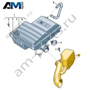 Воздуховод VAG 04E129618N