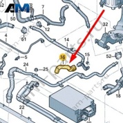 Шланг ОЖ с быстроразъемной муфтой Audi Q8 e-tron 2024-2024/Audi e-tron 2019-2023 4KR819552B