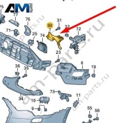 Адаптер Audi A6 (C8) 2019-2024 4K0807409