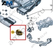 Заборный шланг VAG 06M129740D