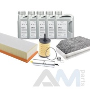 Оригинальный комплект ТО-2/4 для Ауди А4 (В8) рестайлинг 2.0TDI (143 л.с.) VAG LL 3 (допуск 504/507)