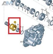 Свободно вращающаяся шестерня VAG 02Q311159A