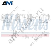 Компрессор кондиционера NISSENS 891019 для BMW X1 F48LCI 2019-2023 20d (B47D)