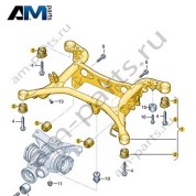 Подрамник Audi Q7 (4M) 2016-2024 4M0505235AM