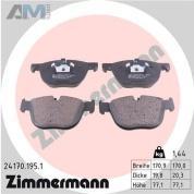 Передние тормозные колодки (24170.195.1) ZIMMERMANN для BMW X5 (F15) 30d