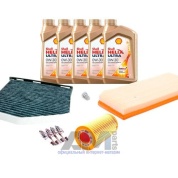 Комплект фильтров для ТО-2/4 Jetta 2.0 TFSI с маслом Shell 0W30