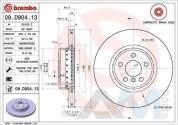 Передние тормозные диски Brembo (09.D904.13) на BMW X4 (G02) 20dX