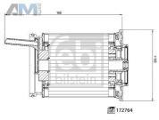 Топливный фильтр FEBI 172764 Audi Q7 (4M) 2019-2024 45TDI