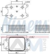 Масляный радиатор 90810 (NISSENS) для Taos (2020-2023) 1.6SRE(110/90л.с.)