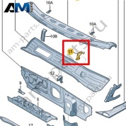 Крепежный элемент Volkswagen Jetta VII 2020-2024 17A805475