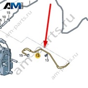 Топливопровод Audi Q7 (4M) 2016-2024 4M0261491H