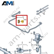 Держатель топливопровода VAG 04E133248E