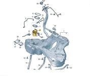 Модуль подачи топлива Ауди А6 (C8) 2018-2025 2.0TFSI 4K0919087P