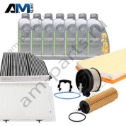 Оригинальный набор ТО-2 для Mercedes X254 GLC 300d с маслом 5W30 МB 229.52