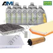 Комплект фильтров MANN с маслом 5W30 229.52 для ТО-2 Mercedes GLS 450