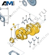 Коленчатый вал VAG 059105019CH