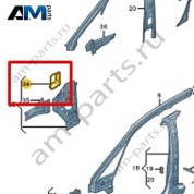 Угловой усилитель Volkswagen id3 2020-2024 10A802552
