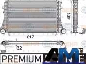 Интеркулер Фольксваген Пассат Б7 2.0 TFSI (211 л.с.) 8ML376746741 Behr-hella