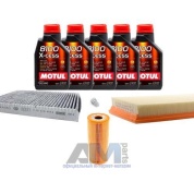 Набор ТО-1_3 для Шкода Октавия A4 1.9 TDI 90 л.с. с маслом Motul 5W40