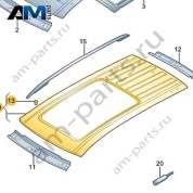 Крыша с люком VAG 3CC817101A на Volkswagen 2021-2026