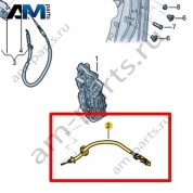 Трос замка передней двери Volkswagen Jetta VII 2020-2024 17A837085