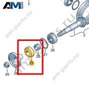 Конический роликовый подшипник VAG 087409551B