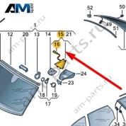 Накладка Audi Q7 (4M) 2016-2024 4M0980281A