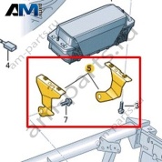 Кронштейн подушки безопасности Volkswagen T-Roc 2018-2024 2GB880571A