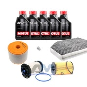 Комплект для ТО-2/4 для Audi A6 C7 2.0TDI (2015-2018) с маслом Motul 5W30