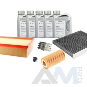 Оригинальный комплект ТО-2_4 для Шкода Октавия А7 1.8_2.0 TSI с бумажным фильтром (масло LL3 с допуском 504_507)