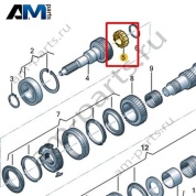 Роликовый подшипник VAG 0F6311429