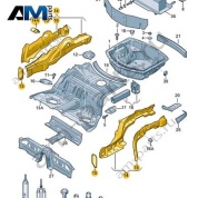 Лонжерон Audi A8 (D4) 2014-2017 4H0802033TB