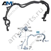 Трубопровод охлаждения к разъему для Mercedes W223 AMG S63 (M177) A2235015802