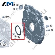 Кольцо уплотнительное задней крышки на Mercedes W465 AMG G63 (M177) A0000170100