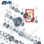 Блокировочное кольцо синхронизатора VAG 0C9311295B