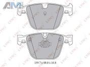 Колодки тормозные задние LYNX для BMW X6 (F16) 2014-2017 BD-1425