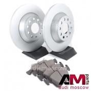 Задние диски и колодки Ауди А3 (8V) 1.8-2.0TSI