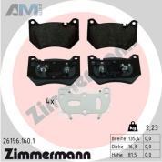 Передние тормозные колодки ZIMMERMANN 26196.160.1 на Audi Q5 (FY) 2017-2020