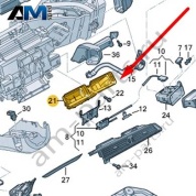 Воздуховод Audi Q8 e-tron 2024-2024/Audi e-tron 2019-2023 4KR819389