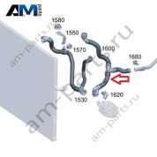 Шланг от насоса к разъему для Mercedes W465 AMG G63 (M177) A4655014400
