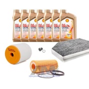 Комплект фильтров для ТО-1/3 Audi A6 (C7) 2.8 FSI с маслом Shell 0W30