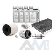 Оригинальный комплект ТО-4 Skoda Rapid 1.2 TSI с угольным фильтром (масло LL3 с допуском 504/507)