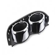 Накладка на левые выхлопные трубы (хром) Ауди A7 (4K) 2018-2026 4K0807811B2ZZ