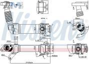 Радиатор EGR (NISSENS) 989281 для BMW X6 (E71) 2007-2014 30dX M57N2